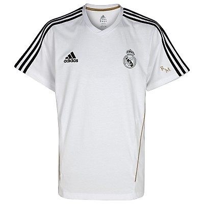 2011-12 Real Madrid Adidas Training Tee (White)
