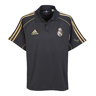 2011-12 Real Madrid Adidas Polo Shirt (Black)