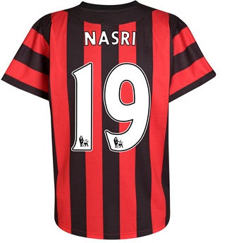 2011-12 Manchester City Umbro Away Shirt (Nasri 19)