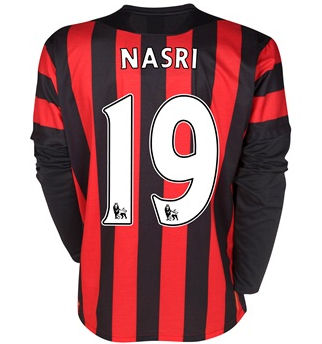 2011-12 Manchester City Umbro L/S Away (Nasri 19)