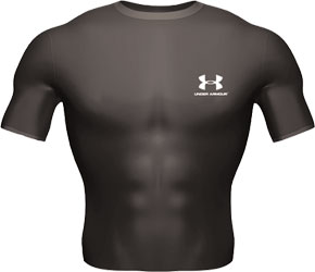 Under Armour Heat Gear Full T-shirt Black