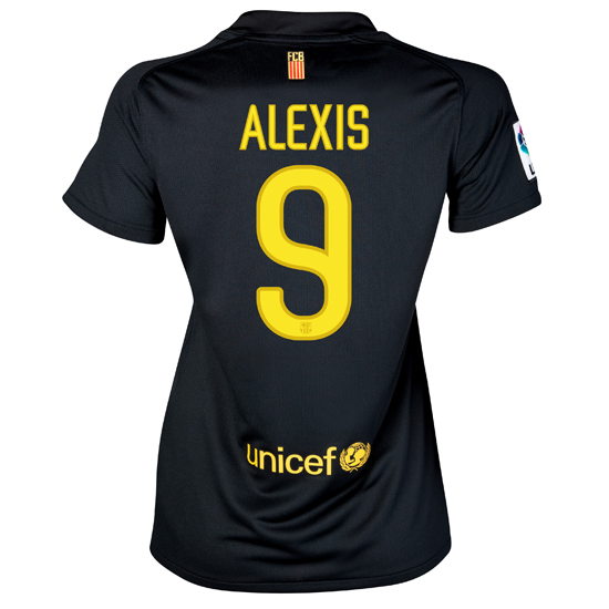 2011-12 Barcelona Nike Womens Away Shirt (alexis 9)