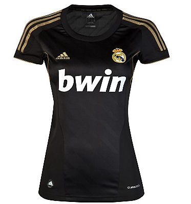 2011-12 Real Madrid Adidas Womens Away Football Shirt