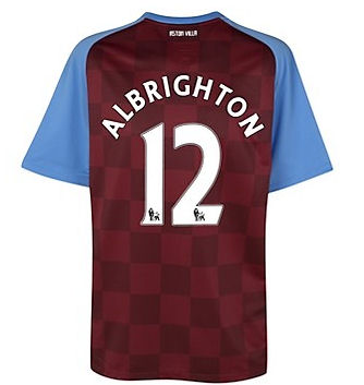 2011-12 Aston Villa Nike Home Shirt (Albrighton 12)