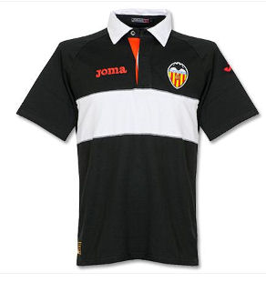 2011-12 Valencia Joma Polo Shirt (Black)