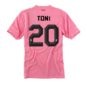 2011-12 Juventus Nike Away Shirt (Toni 20)