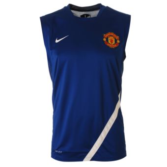 2011-12 Man Utd Nike Sleeveless Jersey (Blue)