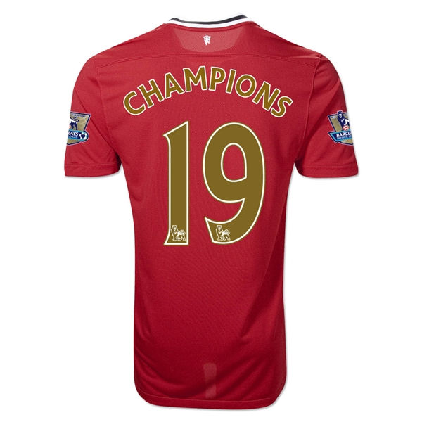 2011-12 Man Utd Nike Home Shirt (Champions 19)