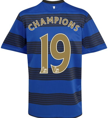 2010-11 Man Utd Nike Away Shirt (Champions 19)