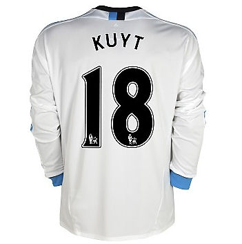 2011-12 Liverpool Long Sleeve 3rd Shirt (Kuyt 18)