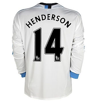 2011-12 Liverpool Long Sleeve 3rd Shirt (Henderson 14)