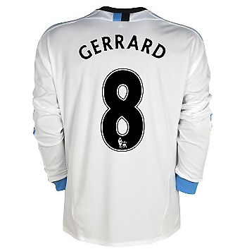 2011-12 Liverpool Long Sleeve 3rd Shirt (Gerrard 8)