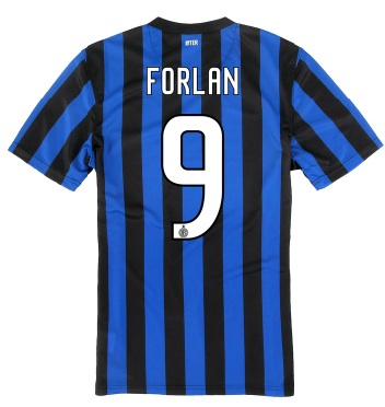 2011-12 Inter Milan Nike Home Shirt (Forlan 9)