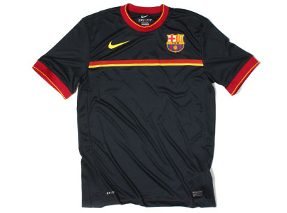 2011-12 Barcelona Nike Pre-Match Training Shirt (Black)