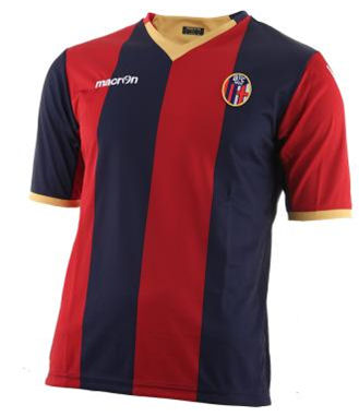 2011-12 Bologna Macron Home Football Shirt