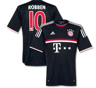 2011-12 Bayern Munich UCL Shirt (Robben 10)