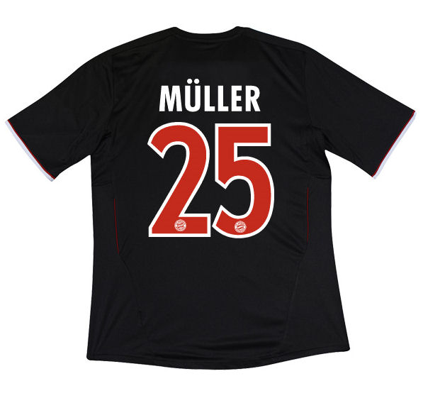 2011-12 Bayern Munich UCL Shirt (Muller 25)