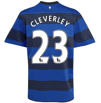 2011-12 Man Utd Nike Away Shirt (Cleverley 23)