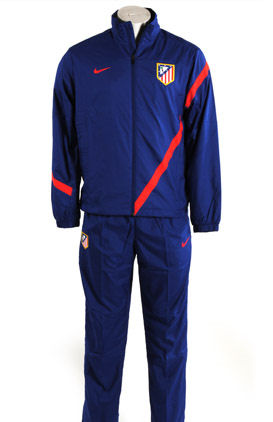 2011-12 Athletico Madrid Nike Woven Tracksuit (Blue)