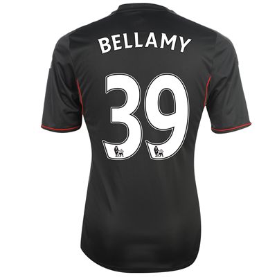2011-12 Liverpool Away Football Shirt (Bellamy 39)