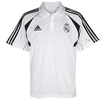2011-12 Real Madrid Adidas Polo Shirt (White)