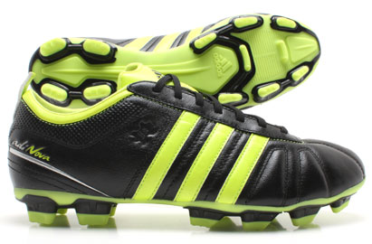 AdiNova IV TRX FG Kids Football Boots Black/ Electricity