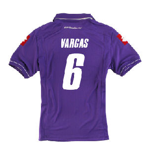 2011-12 Fiorentina Lotto Home Shirt (Vargas 6)