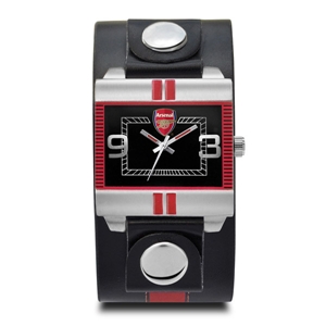 Arsenal Leather Strap Fashion Watch
