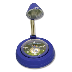 Real Madrid Alarm Clock With Light (Blue)