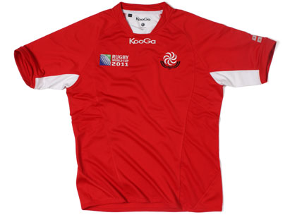Kooga Georgia Rugby World Cup Shirt 2011