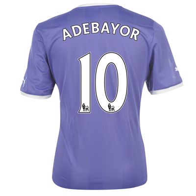 2011-12 Tottenham Away Football Shirt (Adebayor 10)