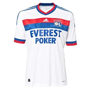 2011-12 Olympique Lyon Adidas Home Football Shirt