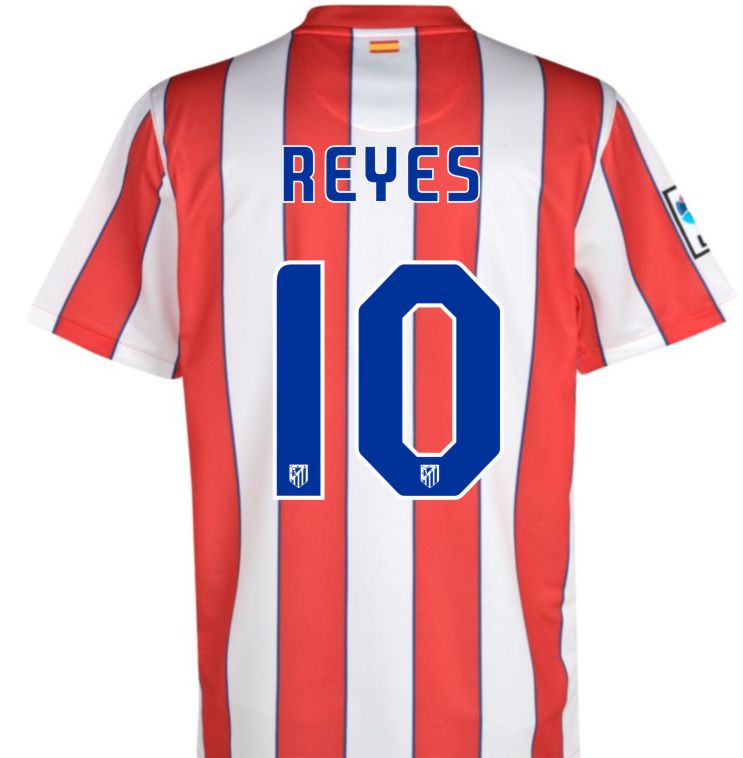 2011-12 Athletico Madrid Home Shirt (Reyes 10)