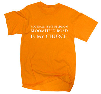 Blackpool Bloomfield Road Is My Church T-Shirt