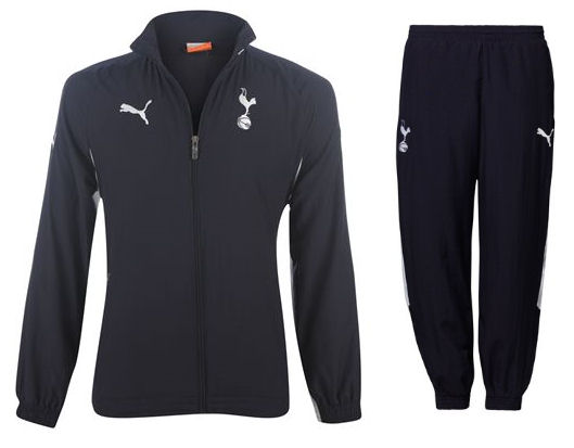 2011-12 Tottenham Puma Woven Tracksuit (Navy) - Kids