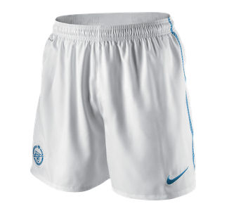 2011-12 Zenit St Petersburg Home Shorts (White)