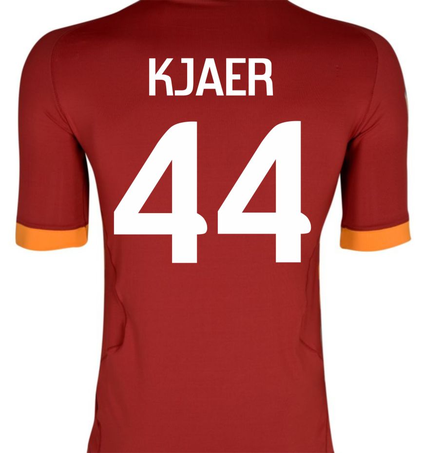 2011-12 Roma Kappa Home Shirt (Kjaer 44)