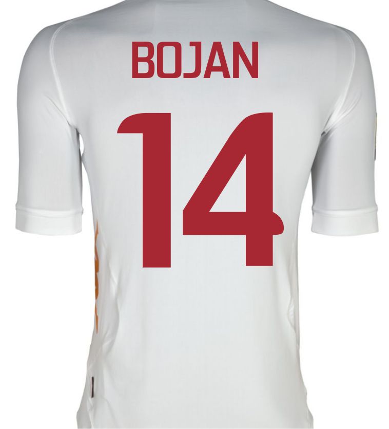 2011-12 Roma Kappa Away Shirt (Bojan 14)
