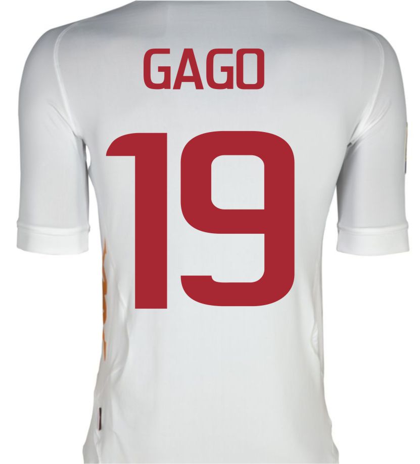 2011-12 Roma Kappa Away Shirt (Gago 19)