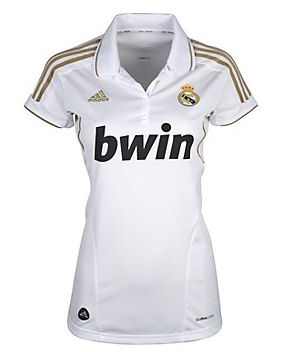 2011-12 Real Madrid Adidas Womens Home Football Shirt
