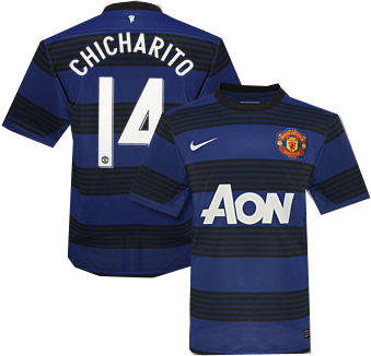 2011-12 Man Utd Nike Away Shirt (Chicharito 14) UCL