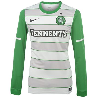 2011-12 Celtic Away Long Sleeve Football Shirt