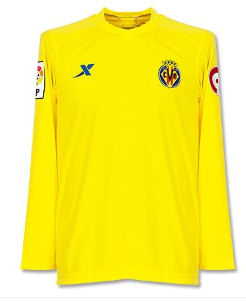 2011-12 Villarreal Long Sleeve Home Football Shirt