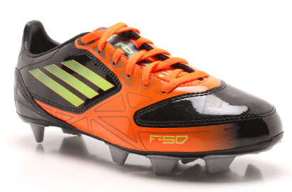 F10 TRX SG Kids Football Boots Black/Orange/Electricity