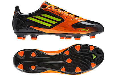 F10 TRX FG Football Boots Black/Orange/Electricity