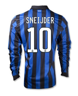 2011-12 Inter Milan Long Sleeve Home (Sneijder 10)