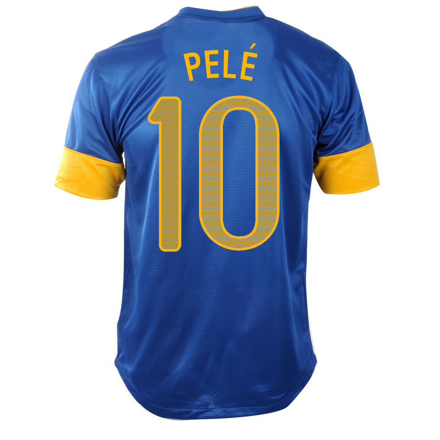 2012-13 Brazil Nike Away Shirt (Pele 10)