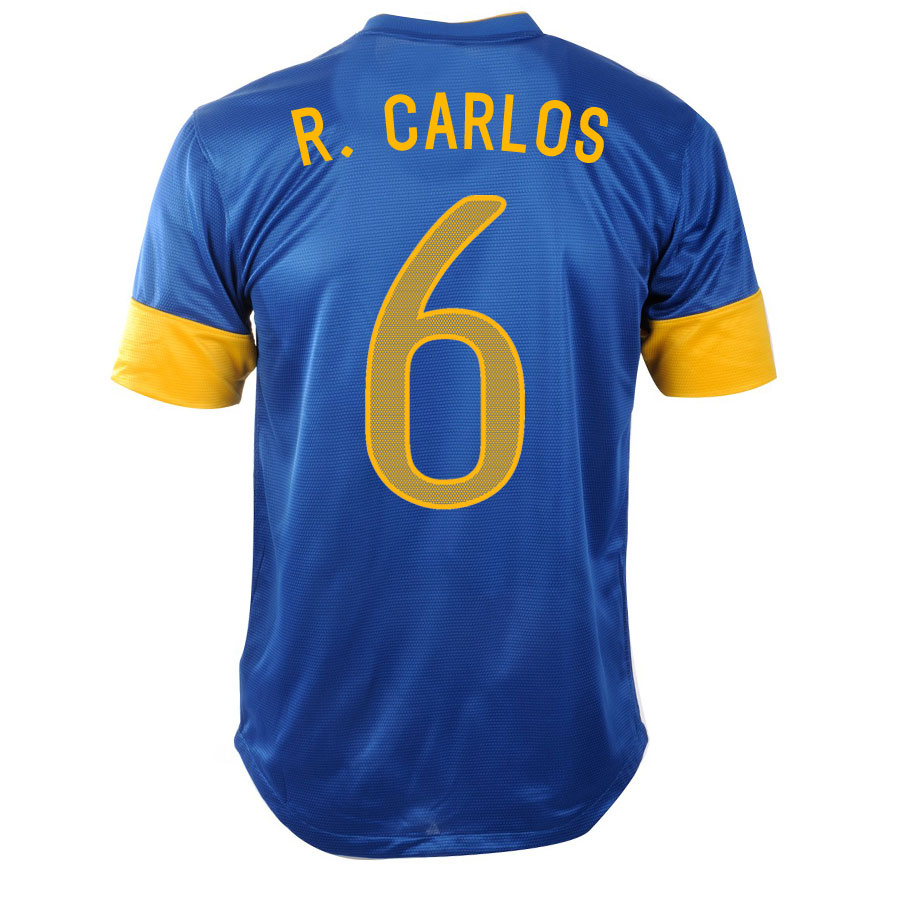 2012-13 Brazil Nike Away Shirt (R.Carlos 6)