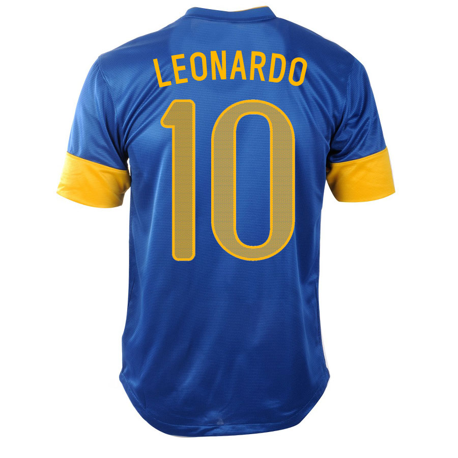 2012-13 Brazil Nike Away Shirt (Leonardo 10) - Kids