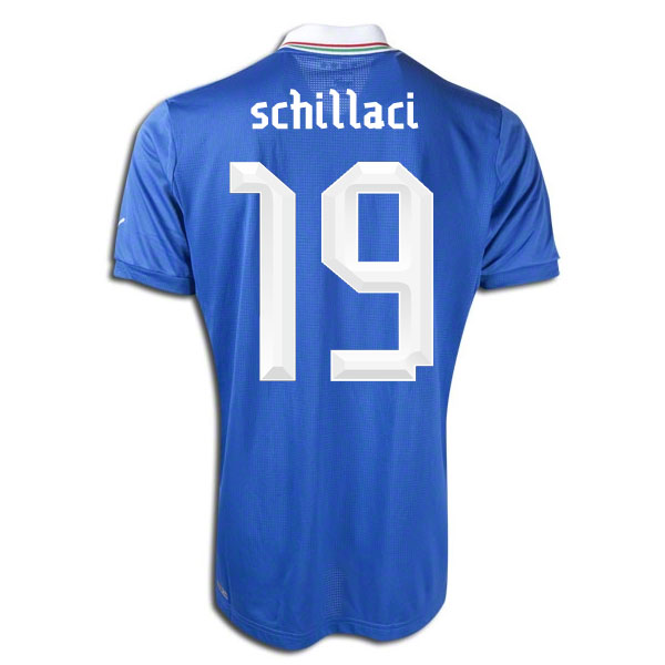 2012-13 Italy Home Shirt (Schillachi 19)